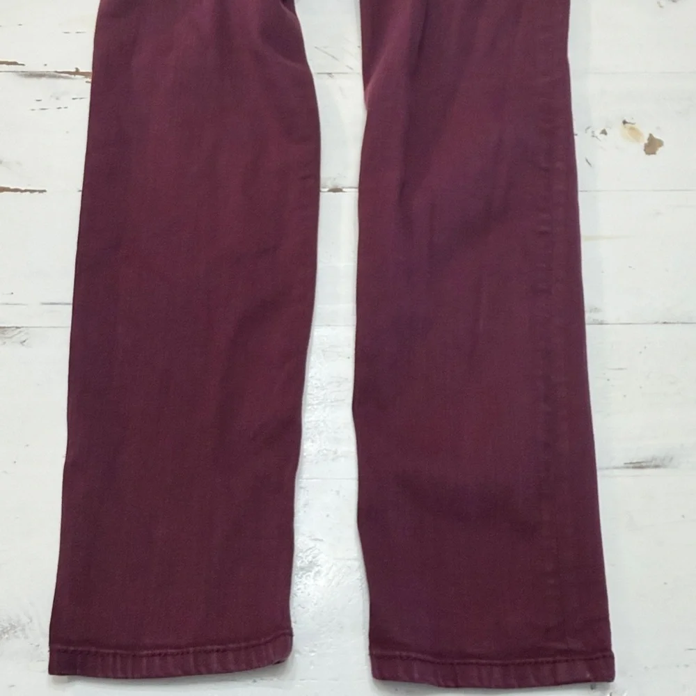 Miss Me Burgundy Mid-Rise Skinny Jeans - Picture 11 of 11